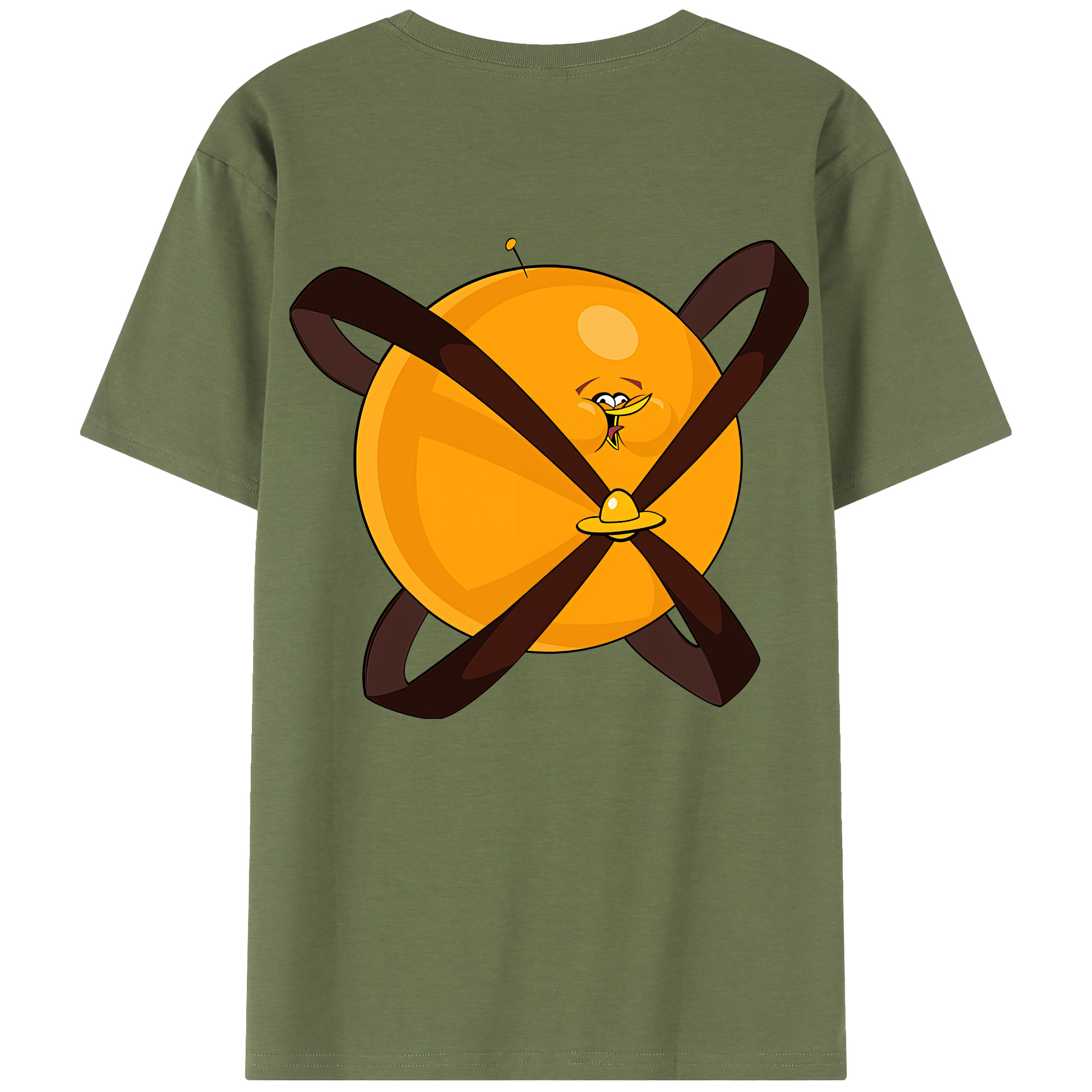 （画像用） Angry Birds アングリーバード 綿100％半袖Tシャツ（背面プリント）
